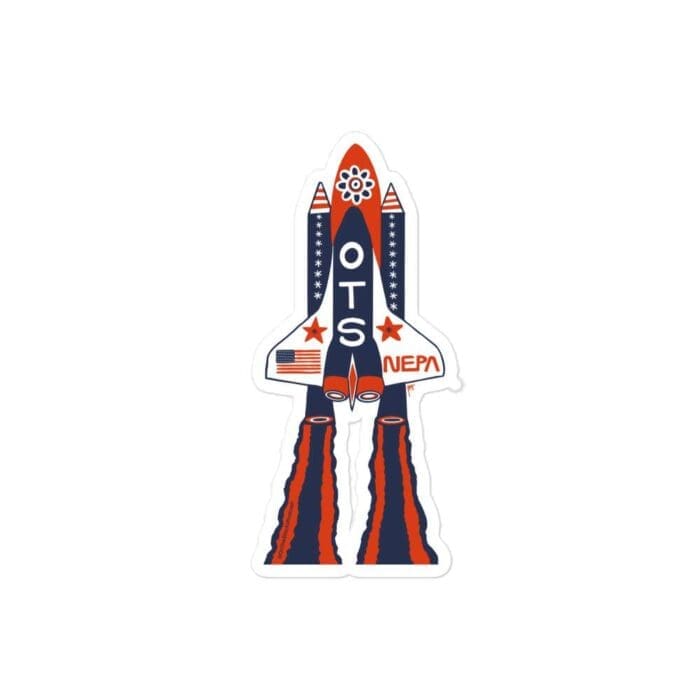 OTS Rocket Sticker